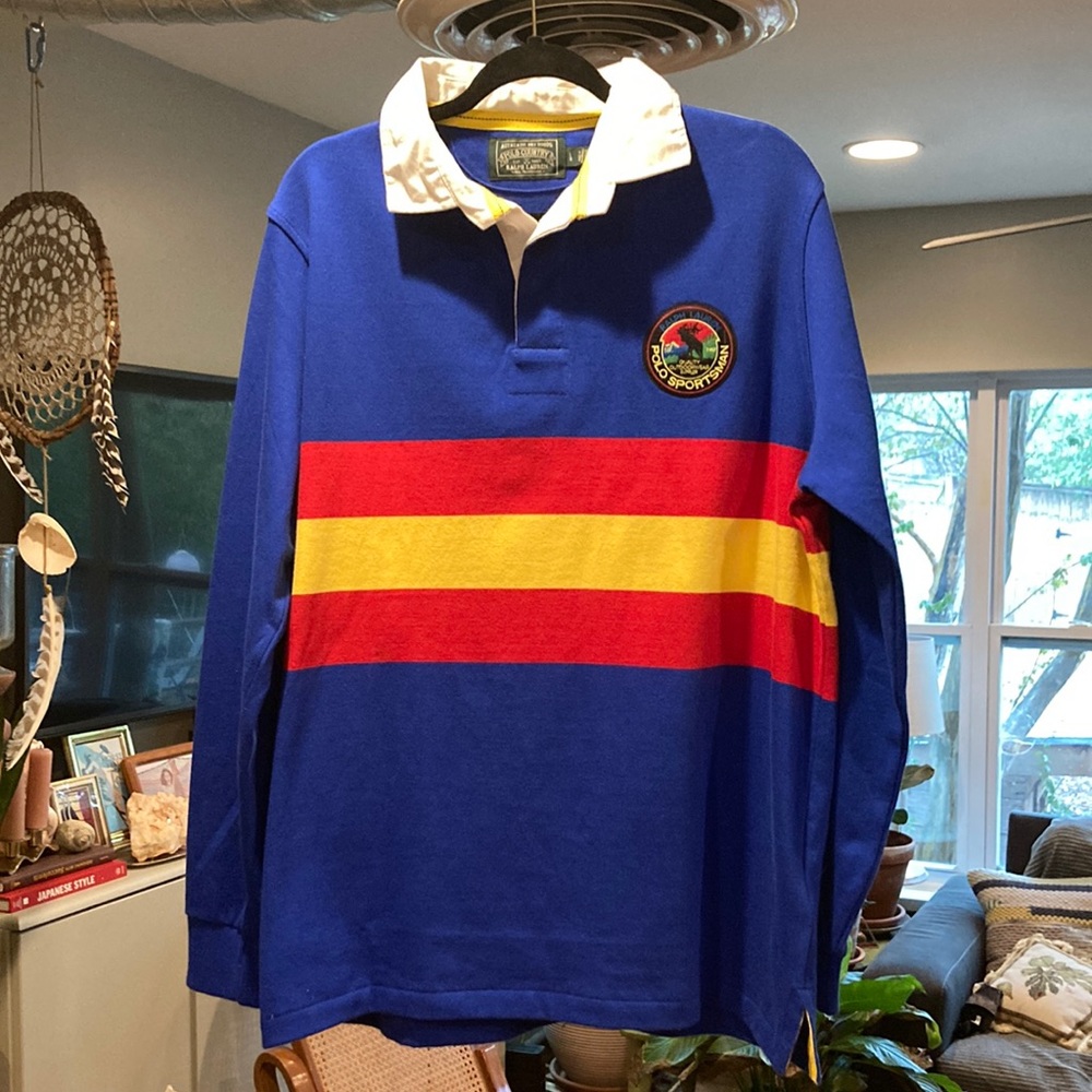 COPY - Ralph Lauren Polo Country Rugby Shirt, sz Large